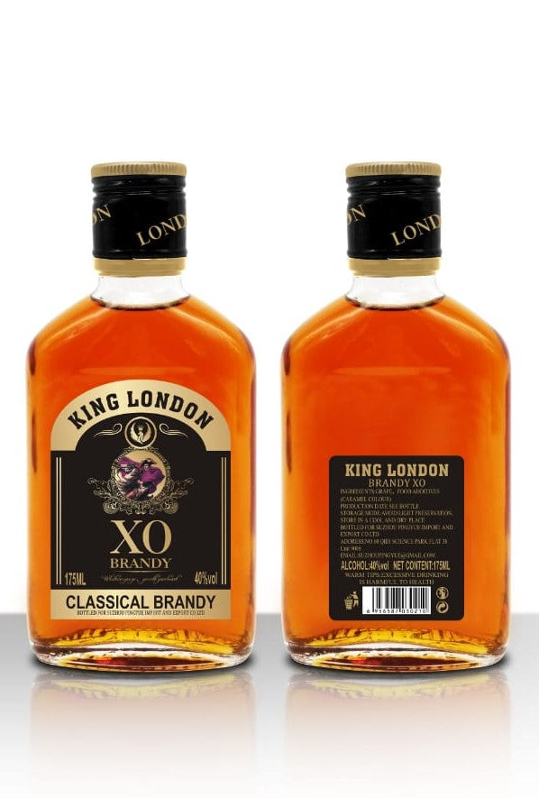 King London Brandy 24 x 175ml Alc vol.40%
