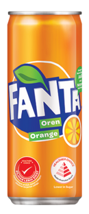 (Can) 320ml x 12 Fanta Orange