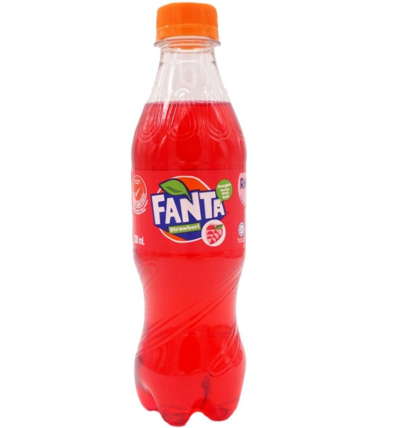 (PET) 330ml x 24 Fanta Strawberry