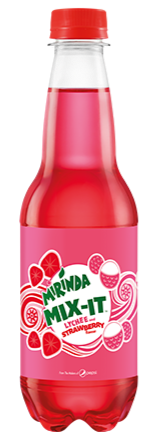 (PET) 400ml x 24 Mirinda Mixed-It Lychee & Strawberry