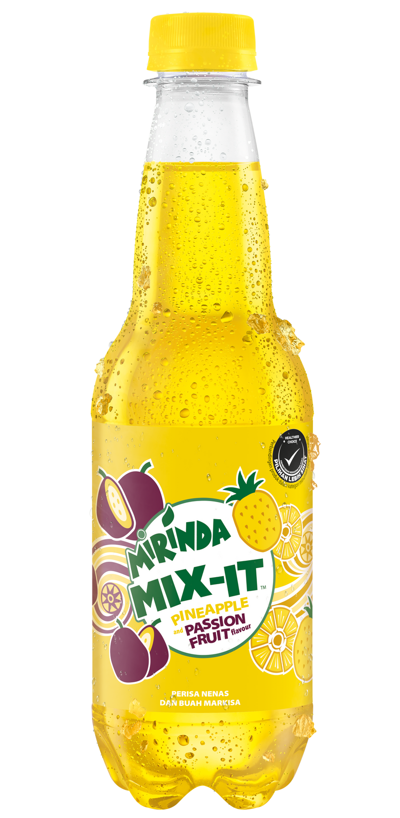 (PET) 400ml x 24 Mirinda Mixed-It Pineapple & Passionfruit