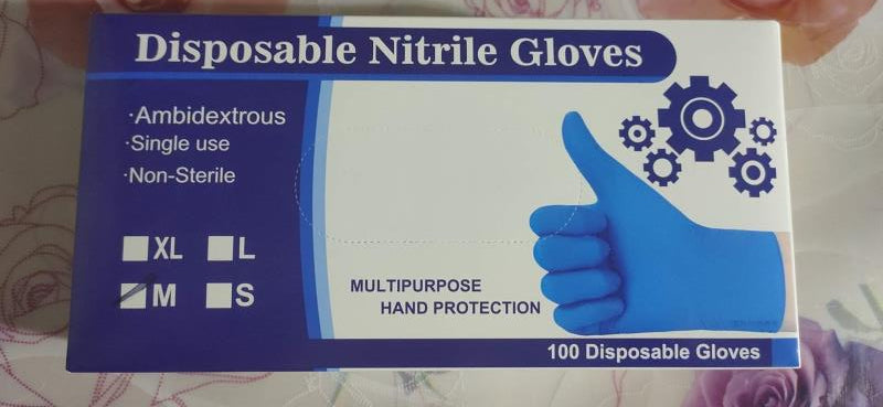 9" Nitrile Gloves 3.5gm  (Food Grade Certified)